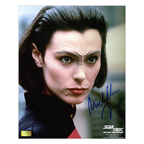 Michelle Forbes Autographed Star Trek The Next Generation Ensign Ro Laren 8x10 Photo