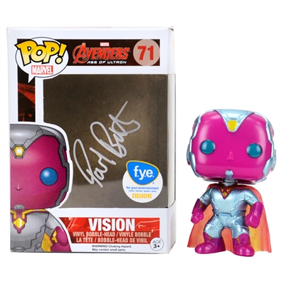 Paul Bettany Autographed Avengers Vision POP Vinyl Figure 