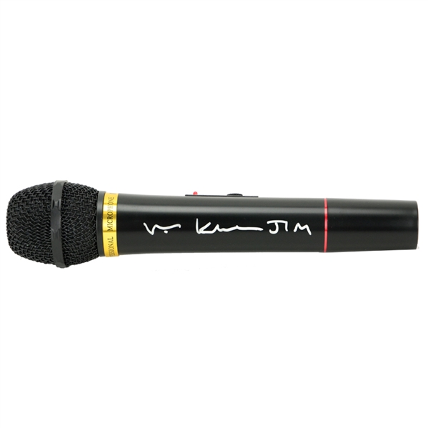 Val Kilmer Autographed The Doors Professional Microphone with Jim Inscription