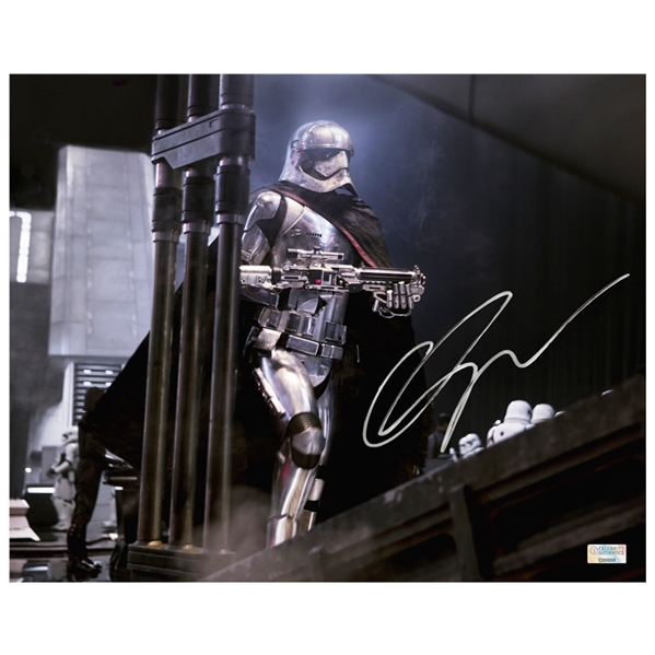 Gwendoline Christie Autographed Star Wars: The Force Awakens 8x10 Captain Phasma Mission Commander Photo