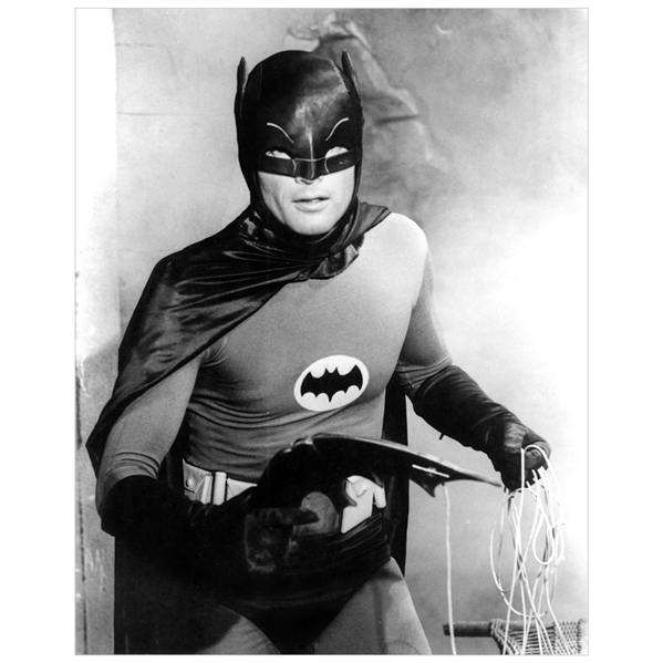Adam West Rare Batman 1966 Black and White 8x10 Photo