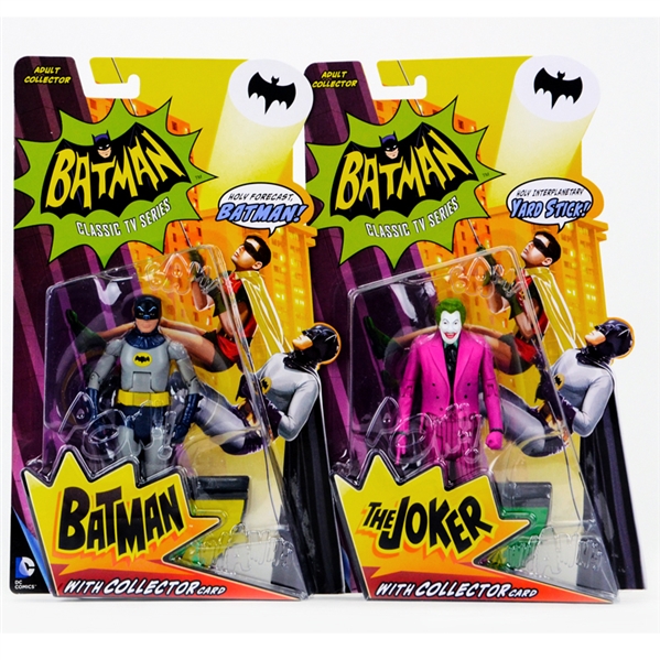 Batman 1966 TV Series 6 Inch Batman and Joker Series 2 Action Figures