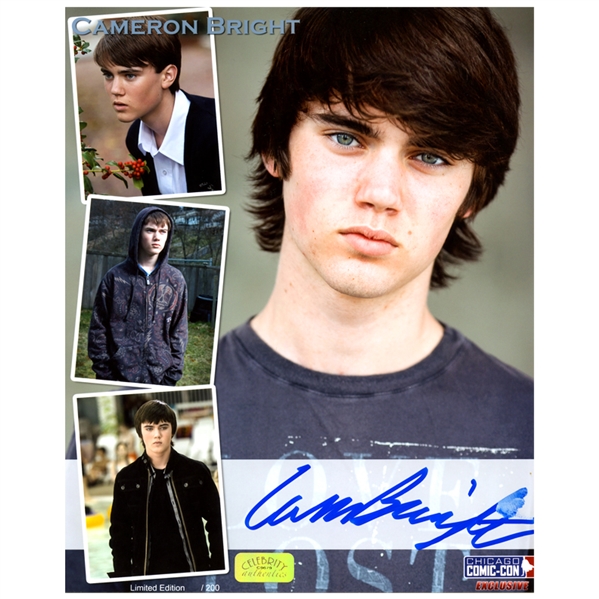 Cameron Bright Autographed 8×10 Collage Photo