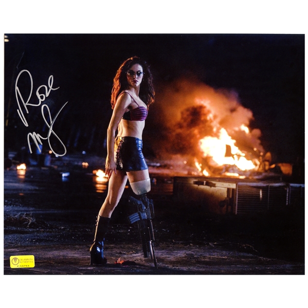 Rose McGowan Autographed Explosive Grindhouse 8×10 Photo