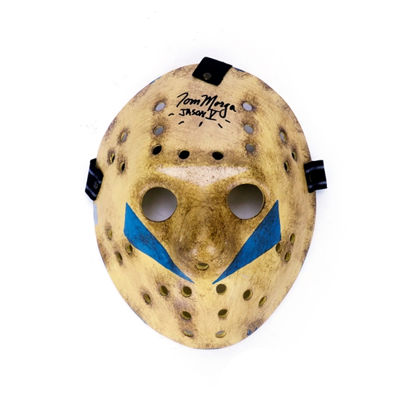 Tom Morga Autographed Friday the 13th Part 5 Jason Mask