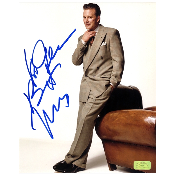 Mickey Rourke Autographed Man About Town 8×10 Photo