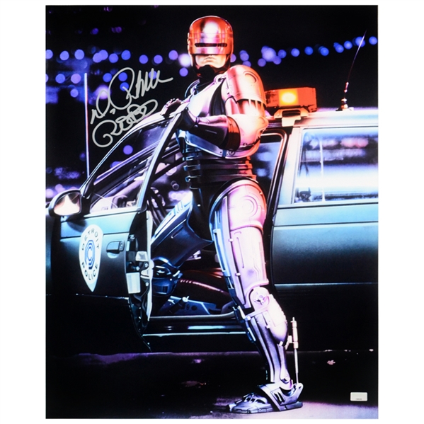 Peter Weller Autographed RoboCop 16x20 Photo