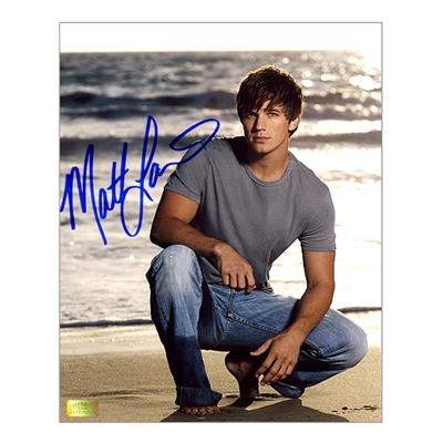 Matt Lanter Autographed 90210 8x10 Beach Photo