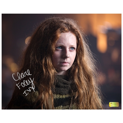 Clare Foley Autographed Gotham 8×10 Ivy Scene Photo
