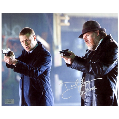 Donal Logue Autographed Gotham Jim and Harvey 8x10 Scene Photo