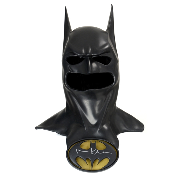 Val Kilmer Autographed Batman Forever 1:1 Scale Cowl