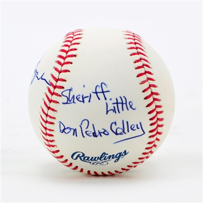 Tom Wopat, Don Pedro Colley Dukes of Hazzard Autographed MLB Baseball