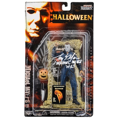Tony Moran Autographed McFarlane Toys Movie Maniacs Series 2 Halloween Michael Myers Figure with Michael Myers H1 Inscription * ONLY ONE!