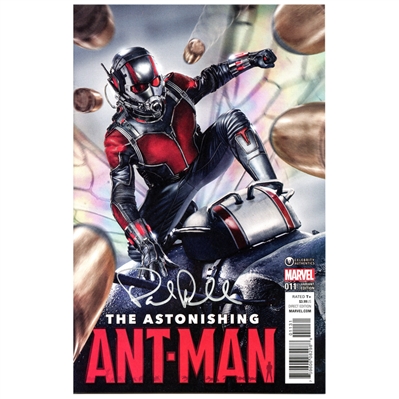 Paul Rudd Autographed The Astonishing Ant-Man #11 with CA Exclusive Photo Variant Cover 
