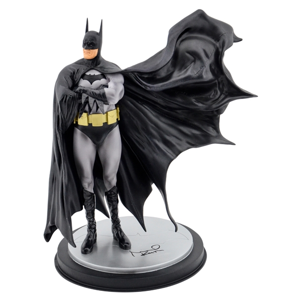 Michael Keaton Autographed DC Direct Alex Ross Batman Dark Crusader 12" Statue