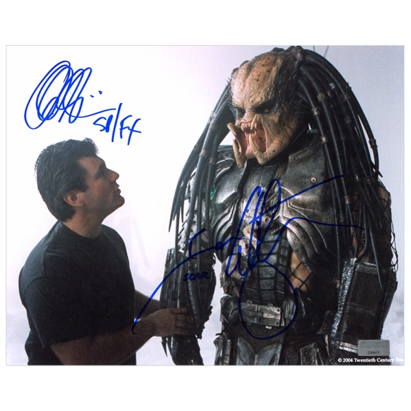 Alec Gillis and Ian Whyte Autographed Alien vs Predator 8x10 Photo