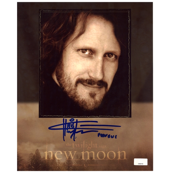 Christopher Heyerdahl Autographed New Moon 8x10 Portrait Photo w/ Marcus Inscription