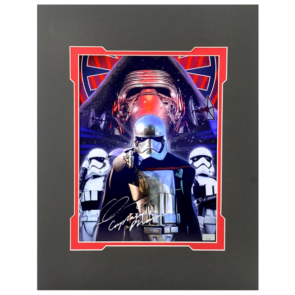 Gwendoline Christie Autographed Star Wars First Order Captain Phasma 14x18 Matted Illustration