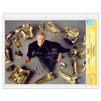 Anthony Daniels Autographed Star Wars 3-CPO 8x10 Parts Photo * CGC Signature Series