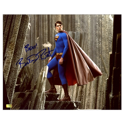 Brandon Routh Autographed Superman Returns 16×20 Island Photo