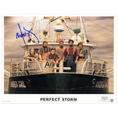 Mark Wahlberg Autographed 2000 The Perfect Storm Original Lobby Card B