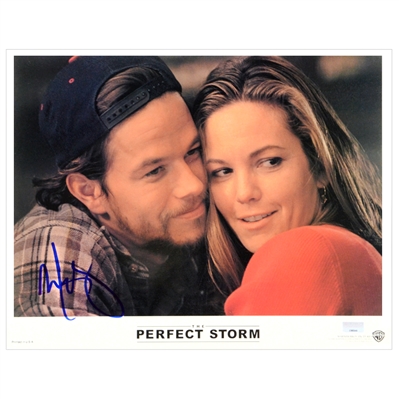 Mark Wahlberg Autographed 2000 The Perfect Storm Original Lobby Card C