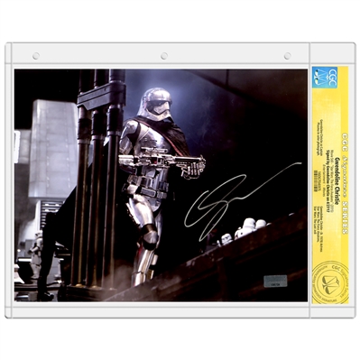 Gwendoline Christie Autographed Star Wars: The Force Awakens 8x10 Captain Phasma Mission Commander Photo * CGC Signature Series