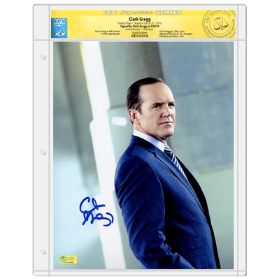 Clark Gregg Autographed Agents of S.H.I.E.L.D. Agent Coulson 8x10 Scene Photo * CGC Signature Series