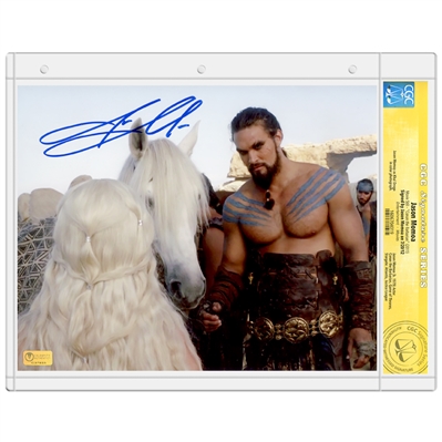 Jason Momoa Autographed Game of Thrones Khaleesi 8x10 Photo * CGC Signature Series