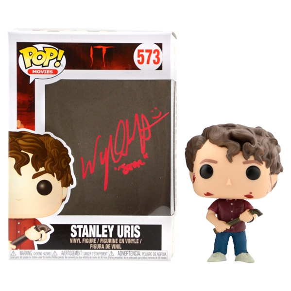 Wyatt Oleff Autographed IT 2017 Stanley Uris POP Vinyl Figure #573 with Stanley Inscription