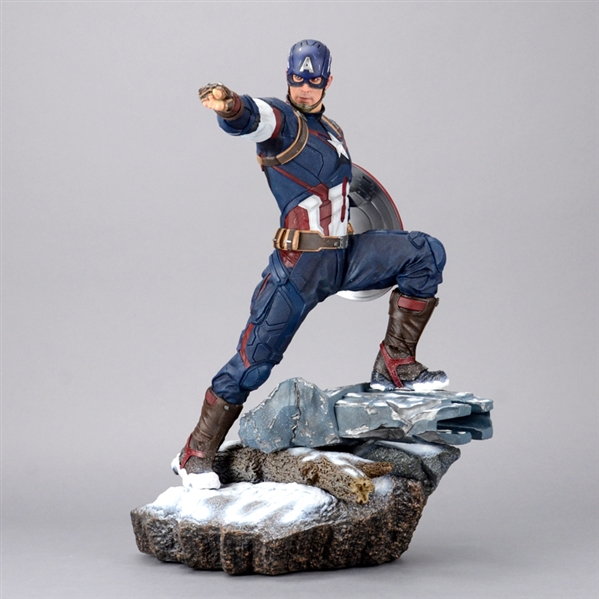 Chris Evans Autographed Avengers: Age of Ultron Captain America Legacy Replica 1:4 Scale Statue  * ONLY ONE!