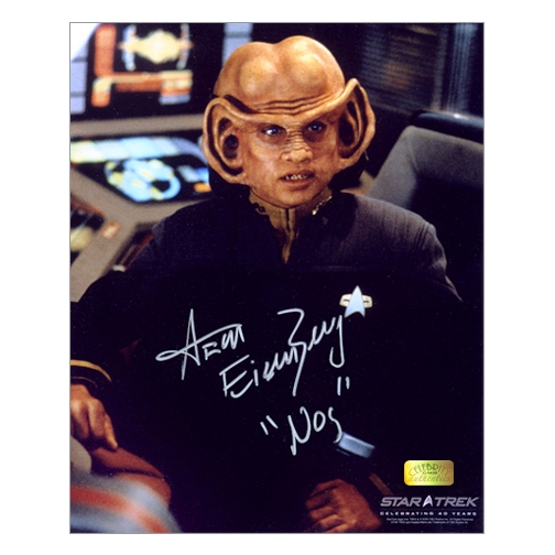 Aron Eisenberg Autographed Star Trek: Deep Space Nine Nog Bridge 8x10 Photo