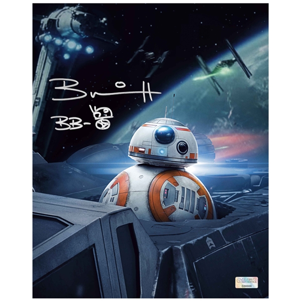 Brian Herring Autographed Star Wars: The Last Jedi 8x10 BB-8 Photo