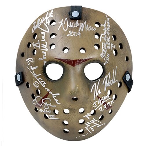 Friday the 13th Jason Voorhees Cast Autographed Mask Series 1