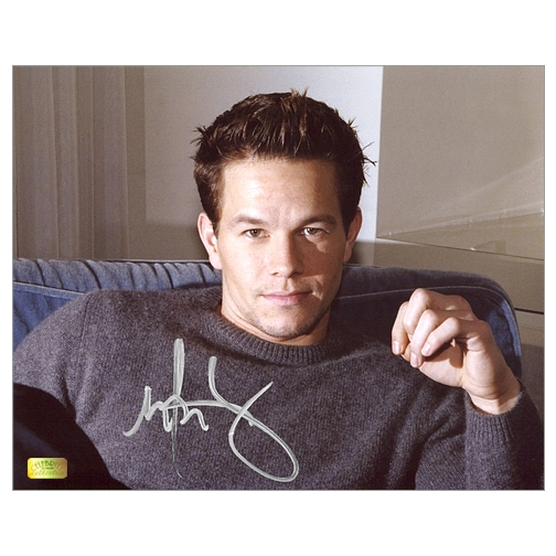Mark Wahlberg Autographed Sofa Portrait 8x10 Photo