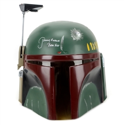 Jeremy Bulloch Autographed Star Wars 1:1 Scale Boba Fett Helmet