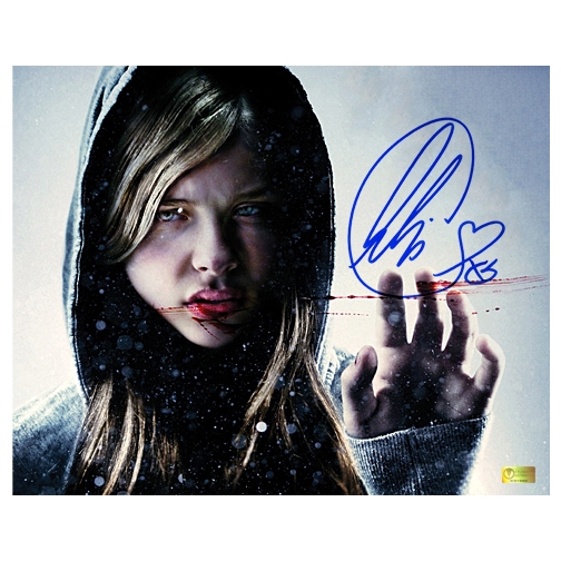 Chloë Grace Moretz Autographed 8×10 Let Me In Winter Blood Photo