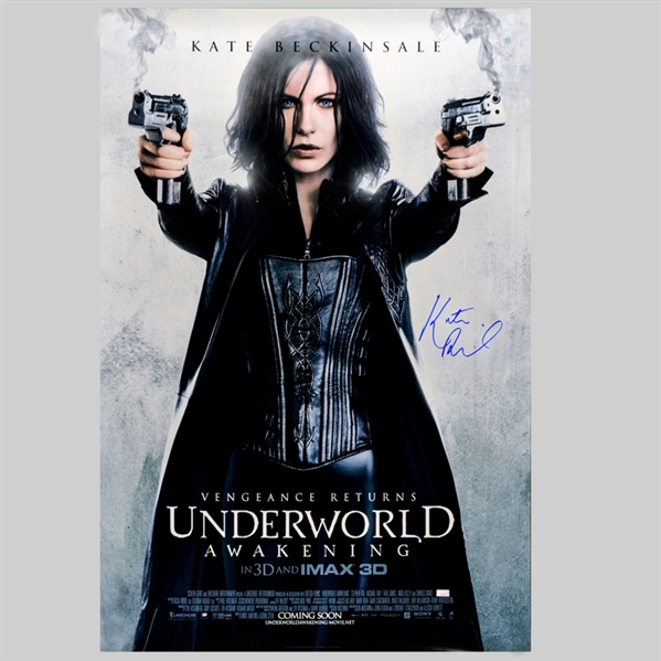 Kate Beckinsale Autographed Original Underworld: Awakening Final 27x40 D/S Movie Poster