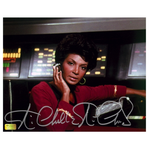 Nichelle Nichols Autographed 8×10 Star Trek Uhura Photo