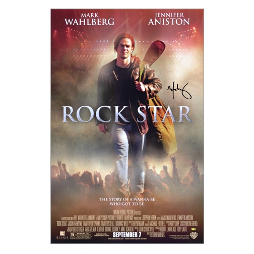 Mark Wahlberg Autographed Rock Star Original 27x40 Double-Sided Movie Poster