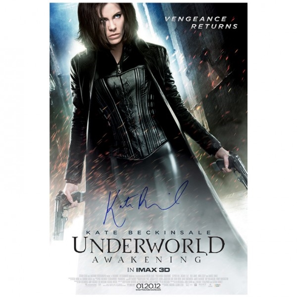 Kate Beckinsale Autographed Underworld: Awakening Original 27x40 Double-Sided Movie Poster