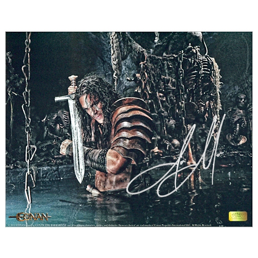 Jason Momoa Autographed 8×10 Conan Water Battle Photo