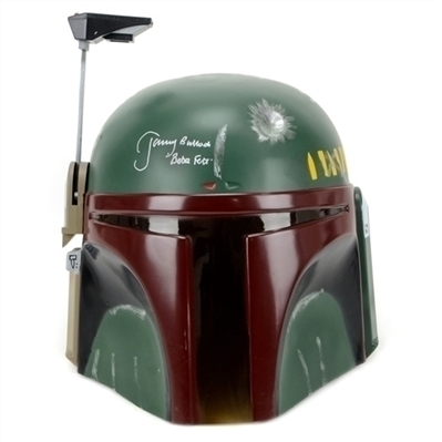 Jeremy Bulloch Autographed Star Wars 1:1 Scale Boba Fett Helmet