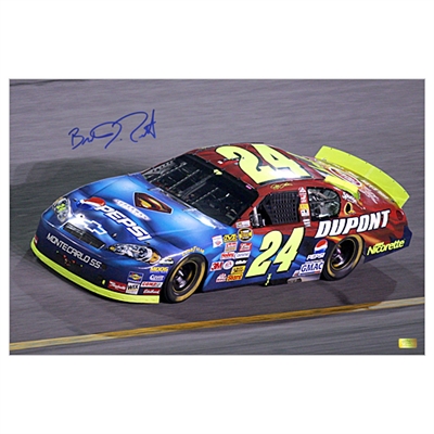  Brandon Routh Autographed Jeff Gordon Pepsi Nascar 16x24 Photo