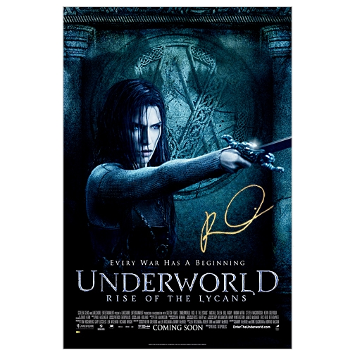 Rhona Mitra Autographed 27×40 Original D/S Underworld Rise of Lycans Poster