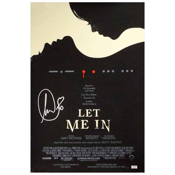 Chloë Grace Moretz Autographed Mondo 2010 Let Me In 16x24 Movie Poster