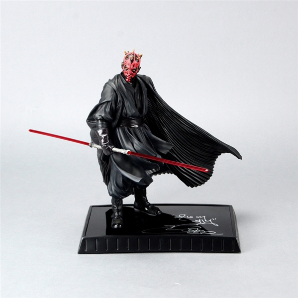 Ray Park Autographed Gentle Giant Star Wars: The Phantom Menace Darth Maul 1/6 Scale Statue with Darth Maul Inscription