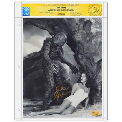 Julia Adams Autographed Creature from the Black Lagoon 8x10 Photo * CGC Signature Series