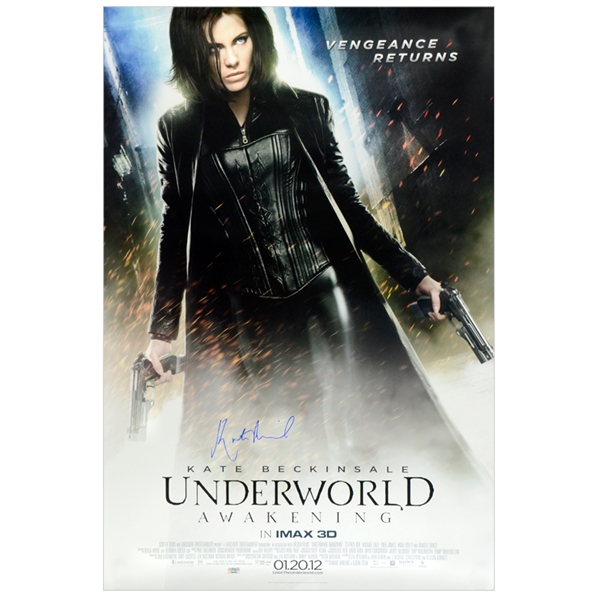 Kate Beckinsale Autographed Underworld: Awakening 27x40 Original D/S Promo Poster