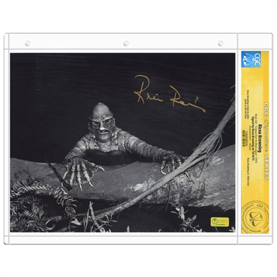 Ricou Browning Autographed Creature from the Black Lagoon Gill Man 8x10 Photo * CGC Signature Series